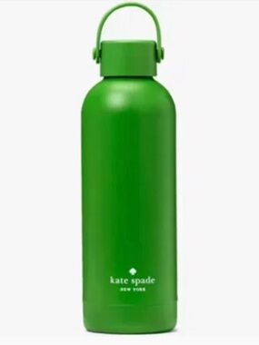 kate spade Green Matte Stainless Bottle with Carry Loop